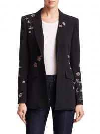 Estelle Embroidered Blazer at Saks Fifth Avenue